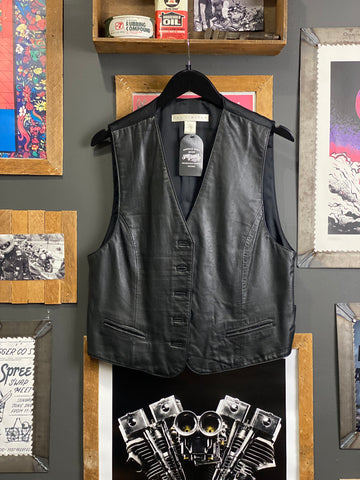 The Limited Leather Vest - L