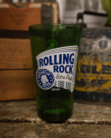 Rolling Rock Bar Glass