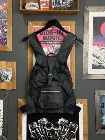 Scenario Leather Backpack Vest - XL