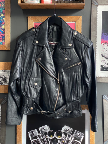 80's Wilson Leather Jacket - S