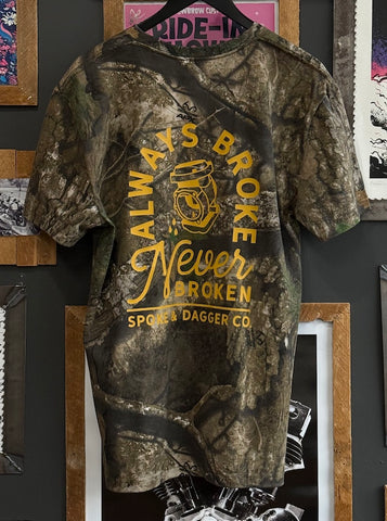 S&Dco. Camo Always Broke Never Broken