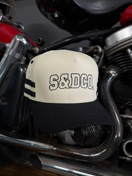 S&D Co. Embroidered Striped Cap