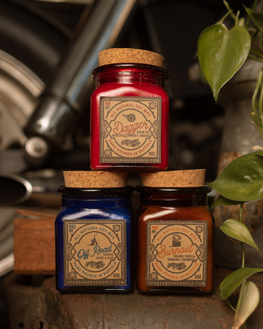 S&D Co. Soy Candles - Dagger // Off Road // Burn Out - Sold Separately